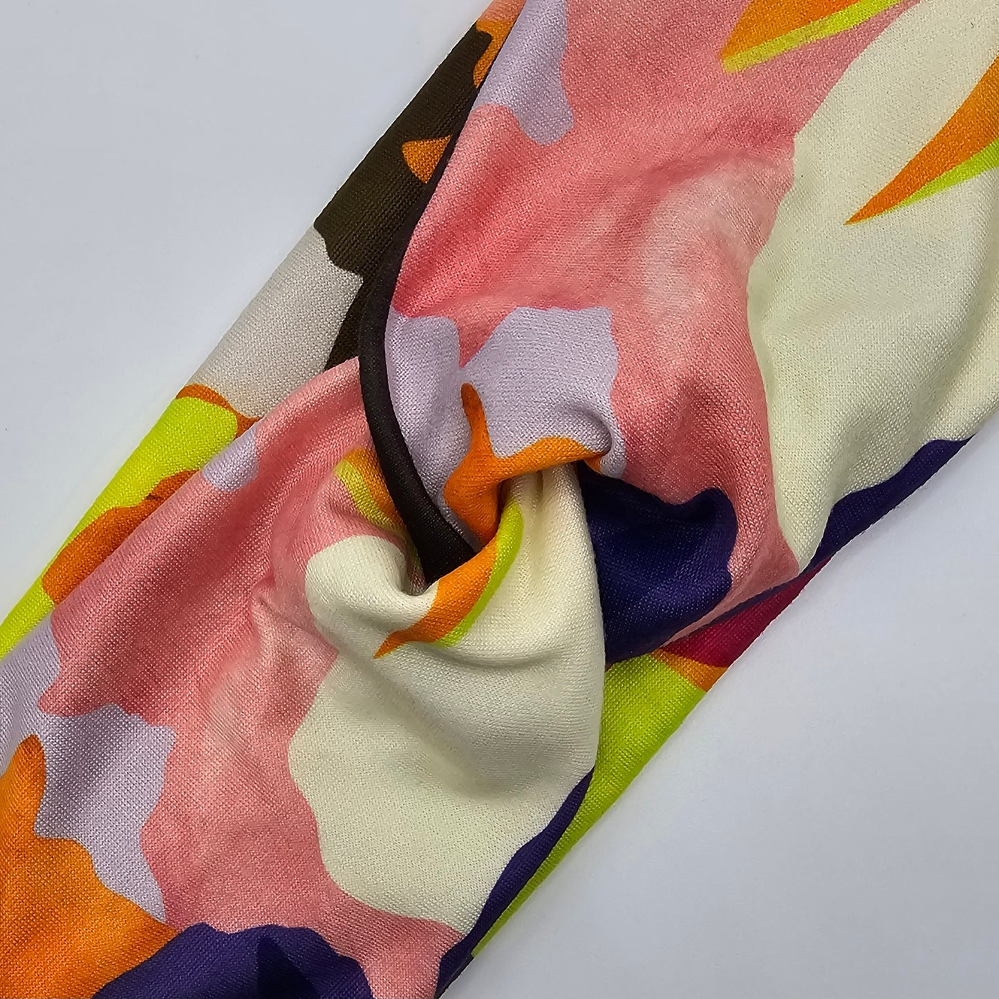 Abstract Neon Floral Headband