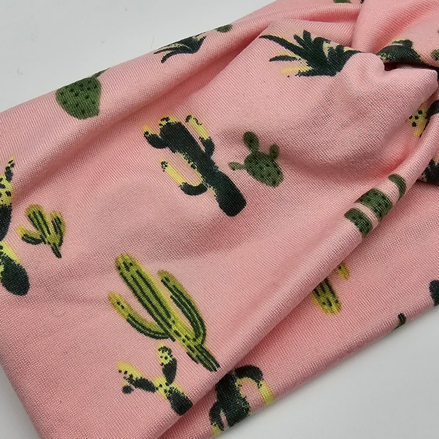 Pink Cactus Headband