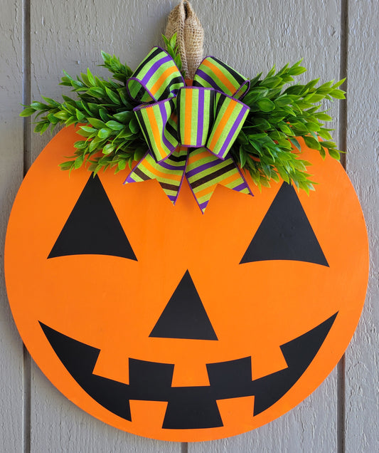 Jack-O-Lantern Door Hanger