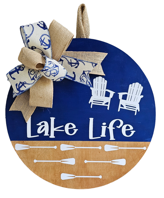 Lake Life Door Hanger