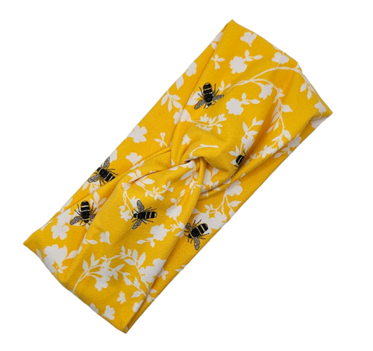 Yellow Bees Headband