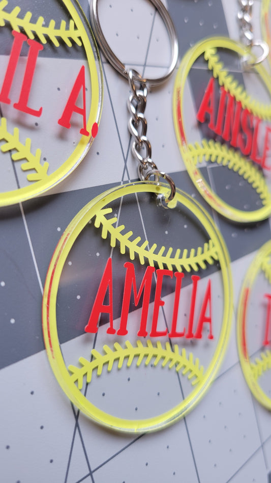 Personalized Sports Keychains